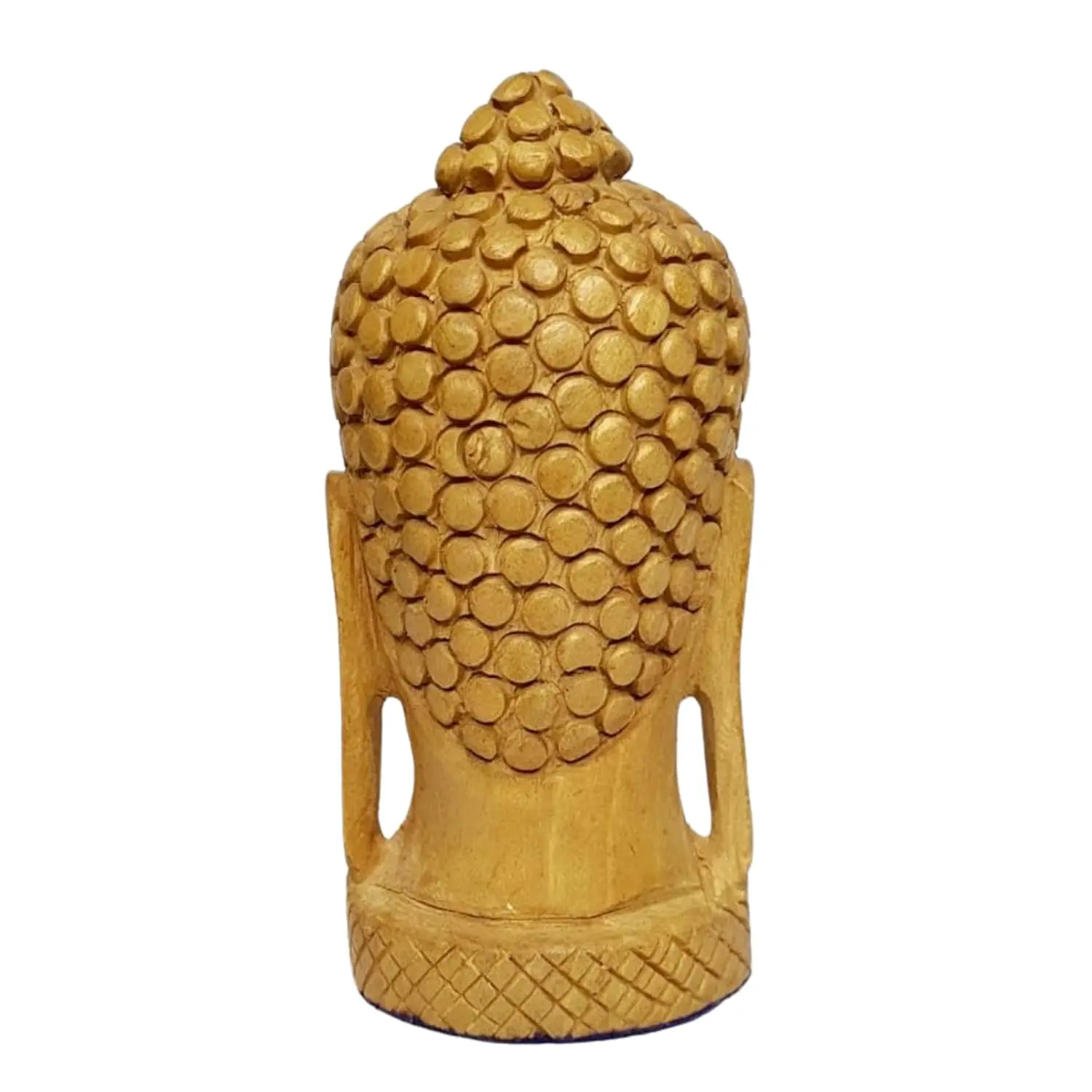 Wooden buddha face and head showpiece buddhist statues - Image 3