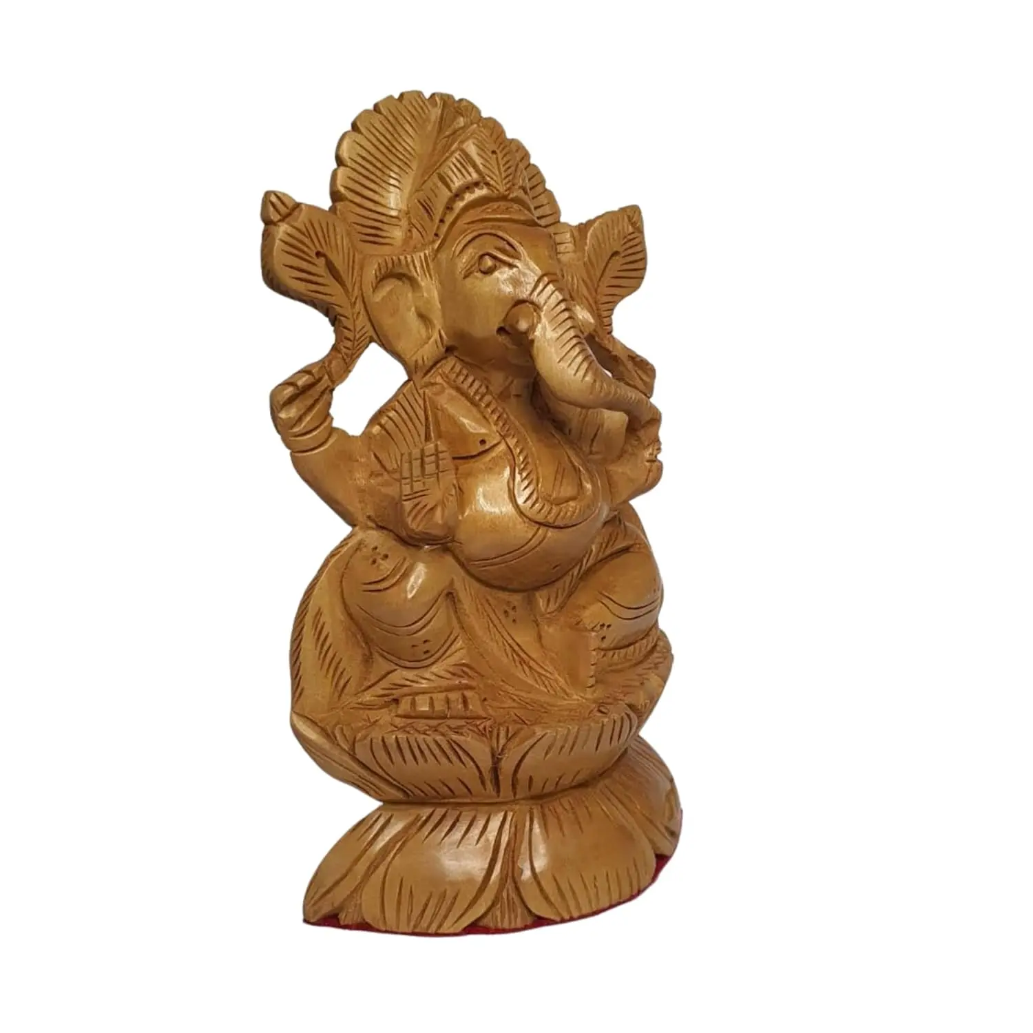 Lord Ganesha Wooden Statue - Image 2