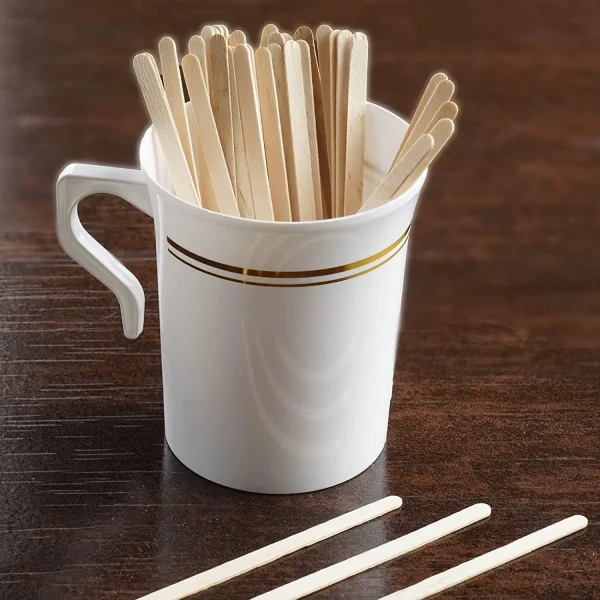 Coffee/Tea Wooden Stirrer Sticks with Round end - Image 6
