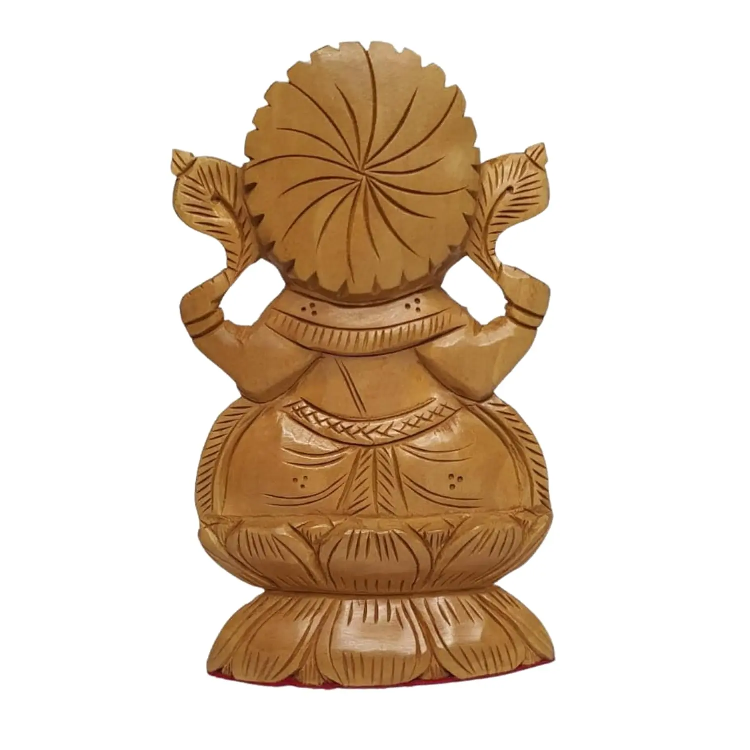 Lord Ganesha Wooden Statue - Image 3
