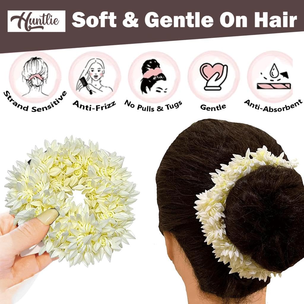 Hair Mogra Scented Rubber band Gajra Hair accessories - Image 3